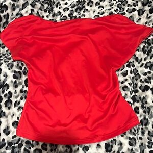 Elegant Red Women's Top